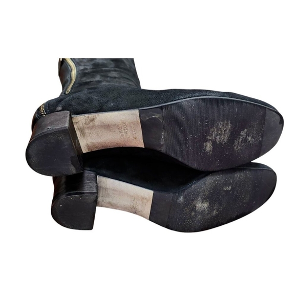 Stuart Weitzman Shrimpton - Black - Knee Boots Size 6.5 M - Picture 15 of 16